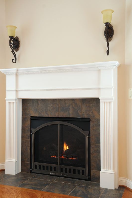 Inside of Fireplace Mantel