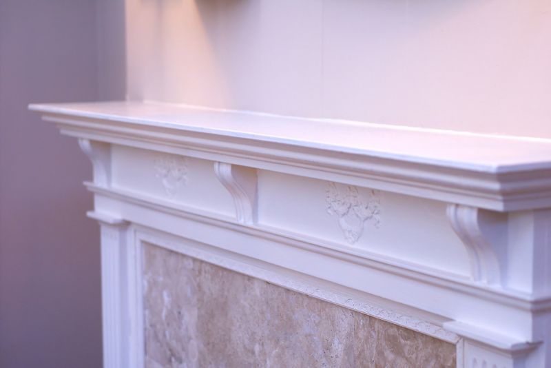 Decorative Carved Mantel